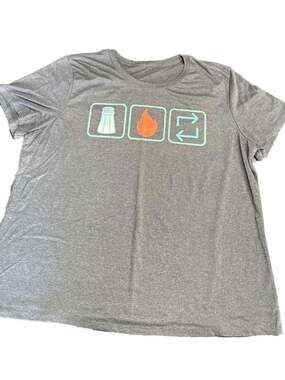 Supernatural Quotes Supernatural Fiction Salt Burn Repeat T-Shirt Women’s XXL